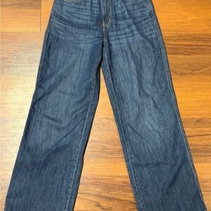 SO Dark Blue Wide Leg Jeans